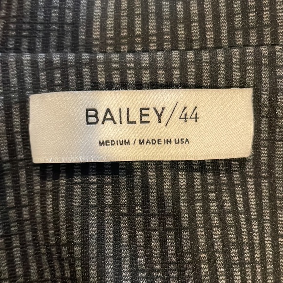 Bailey / 44 Medium Soft Peter the Great Striped Blazer in Black & Anthracite - Picture 3 of 12